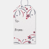 花火と旗 ギフトタグ (裏面)