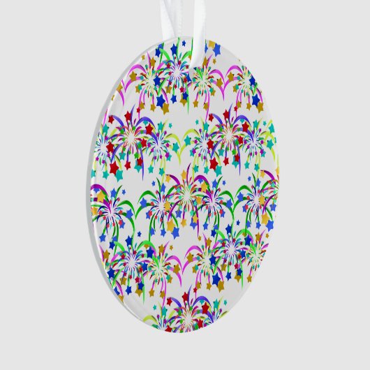 花火と星 オーナメント (正面)