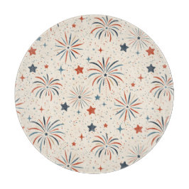 花火と星 カッティングボード