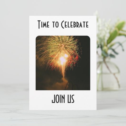 花火と楽しみの誘い すべての場面 招待状 (スタンド正面)