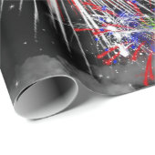 花火と雲お祝い ラッピングペーパー (ロールコーナー)