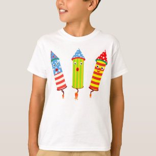 花火のお祝い Tシャツ
