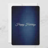 花火のきらめくクリ企業のスマスパーティー 招待状 (裏面)