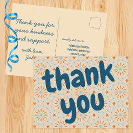 花火のようなデザインのカスタマイズ可能なポストカード ポストカード