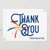 花火のサンキューカード サンキューカード (正面/裏面)