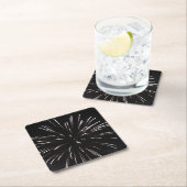 花火のドリンクコースター スクエアペーパーコースター (インサイチュ)