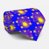 花火のネクタイ青 ネクタイ (ロール)