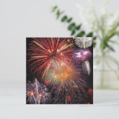 花火のフィナーレ 招待状 (スタンド正面)