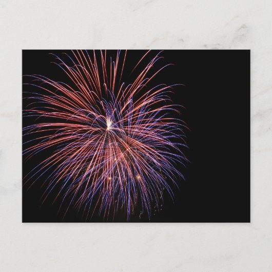 花火のポストカード ポストカード (正面)