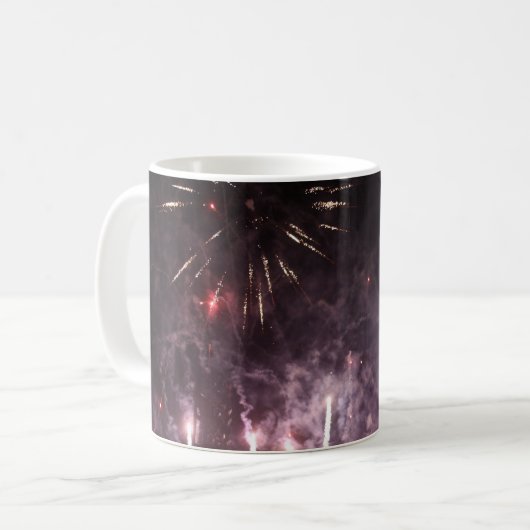 花火のマグカップ コーヒーマグカップ (正面左)