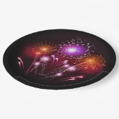 花火の使い捨て可能なプレート ペーパープレート (アングル)