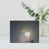 花火の写真ポストカード ポストカード (スタンド正面)
