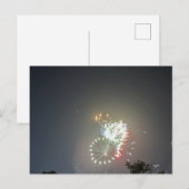 花火の写真ポストカード ポストカード (正面/裏面)
