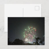 花火の写真ポストカード ポストカード (正面/裏面)