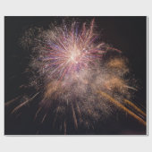 花火の包装紙 ラッピングペーパー (フラット)