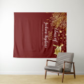 花火の卒業帽 - タッセル 2023卒 タペストリー (インサイチュ(横))