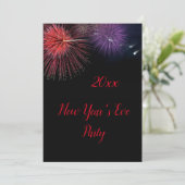 花火の大晦日招待状 招待状 (スタンド正面)