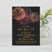 花火の大晦日招待状 招待状 (スタンド正面)