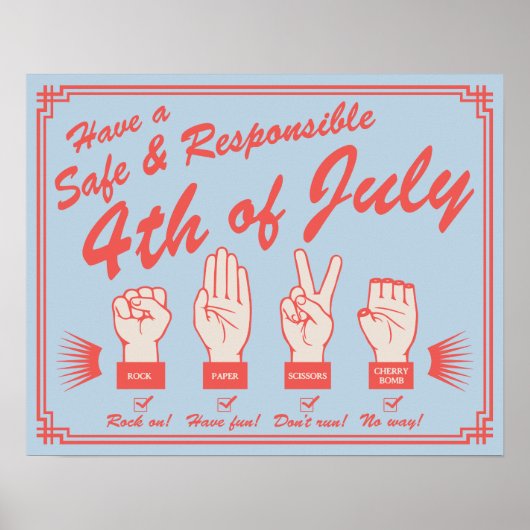 花火の安全性 ポスター (正面)