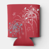 花火の愛国的な食用クーラーボックス 缶クーラー (裏面)