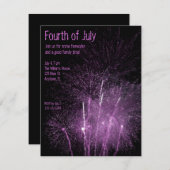 花火の招待状 招待状 (正面/裏面)