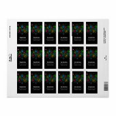 花火の爆発住所 シール (フルシート)