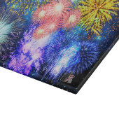 花火の爆発 カッティングボード (角)