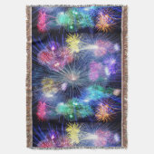 花火の爆発 スローブランケット (正面縦)