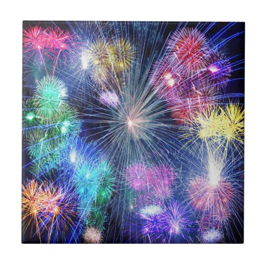 花火の爆発 タイル (正面)