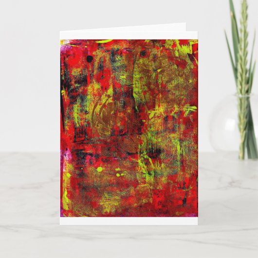 花火の落書き カード (正面)