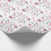 花火の表示 ラッピングペーパー (角)