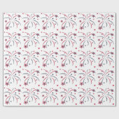 花火の表示 ラッピングペーパー (フラット)