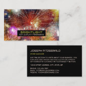 花火の表示、花火の販売 名刺 (正面/裏面)