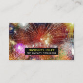 花火の表示、花火の販売 名刺 (正面)