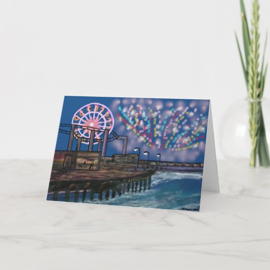 花火の遊歩道 カード (正面)