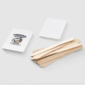 花火の達人アライグマ ビンテージ独立記念日Tシャツ ハンドファン (組立なし)