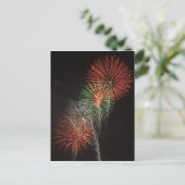 花火の郵便はがき ポストカード (スタンド正面)