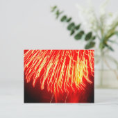 花火の郵便はがき ポストカード (スタンド正面)