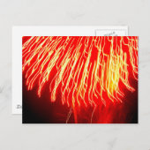 花火の郵便はがき ポストカード (正面/裏面)