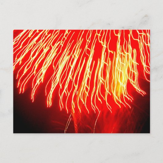 花火の郵便はがき ポストカード (正面)