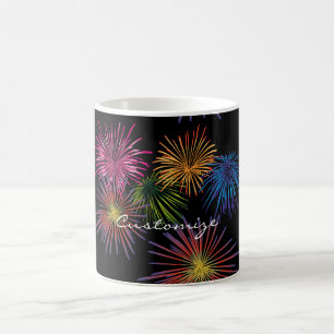 花火の雷_コーブの爆発 コーヒーマグカップ