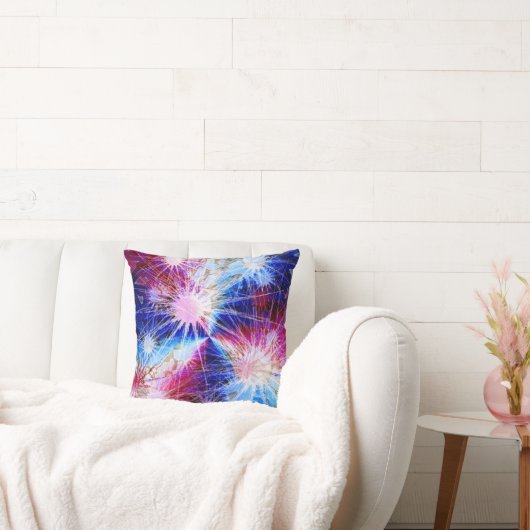 花火の青 クッション (ソファ)