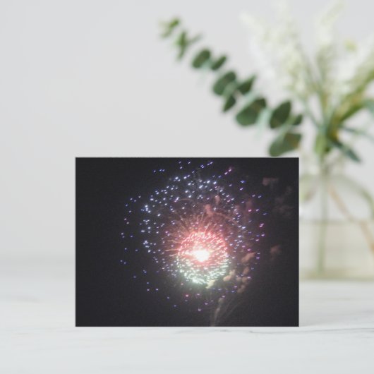 花火はがき ポストカード (スタンド正面)