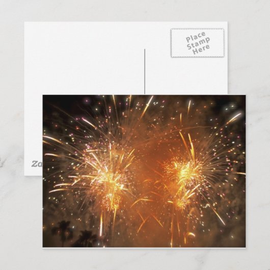 花火はがき ポストカード (正面/裏面)