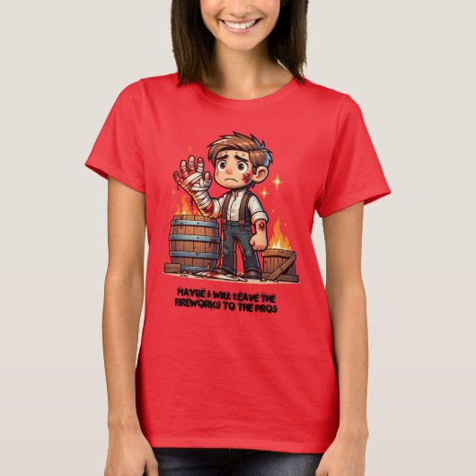 花火はプロに任せよう! Tシャツ (正面)