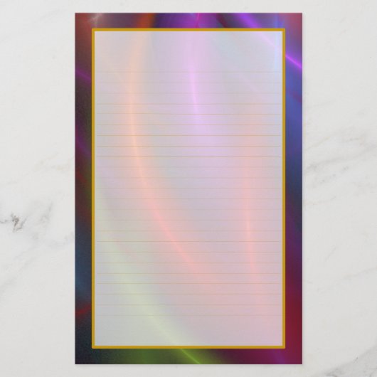 花火はII並べられた文房具に罰金を科します 便箋 (正面)