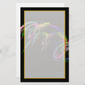 花火を打ち素晴らし並べた文房具 便箋 (正面/裏面)