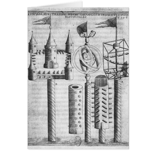 花火を置く方法 (正面)