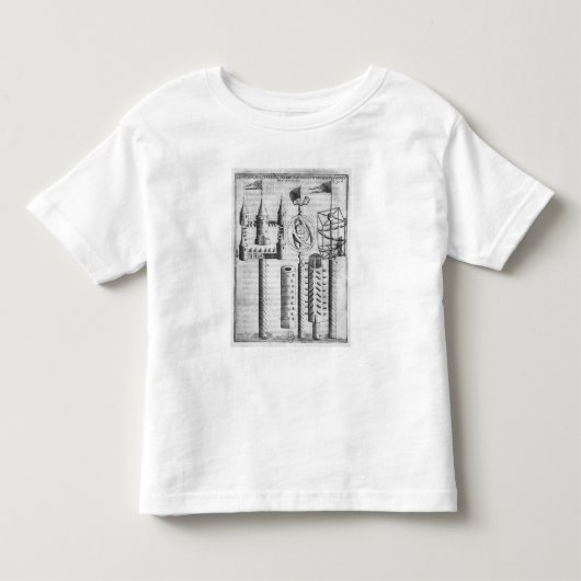 花火を置く方法 トドラーTシャツ (正面)