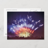 花火を見る ポストカード (正面/裏面)